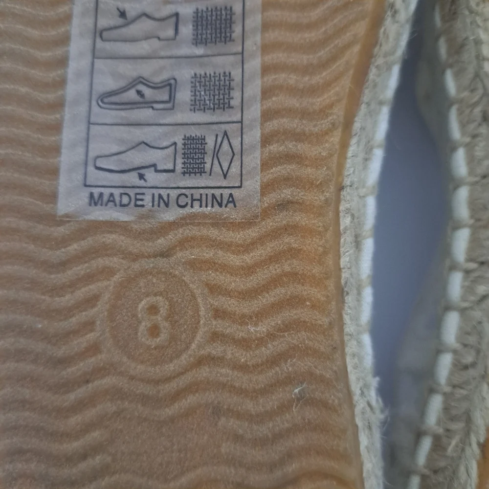 Soludos Lace Smoking Slipper Espadrille Cream 8 NWOB